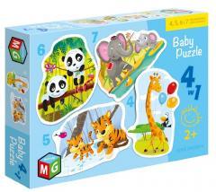 Baby Puzzle 4w1 Dzikie zwierzęta (1)