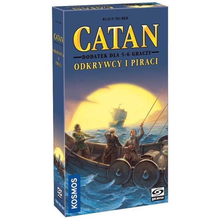 CATAN Odkrywcy i Piraci (Dodatek) dla 5 i 6 graczy - Gra planszowa, GALAKTA (1)