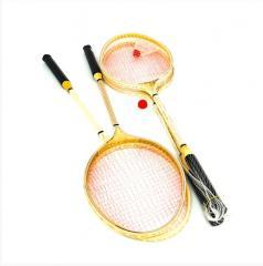 Badminton drewniany z lotką (1)