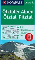 Otztaler Alpen, Otztal, Pitztal 1 50 000 KOMPASS (1)