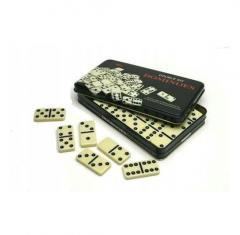 Domino 28szt metalowa puszka (1)