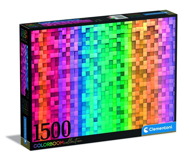PUZZLE 1500 EL - Pixels CLEMENTONI COLOR BOOM (1)