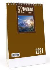Kalendarz 2021 Biurkowy - 52T brązowy CRUX (1)