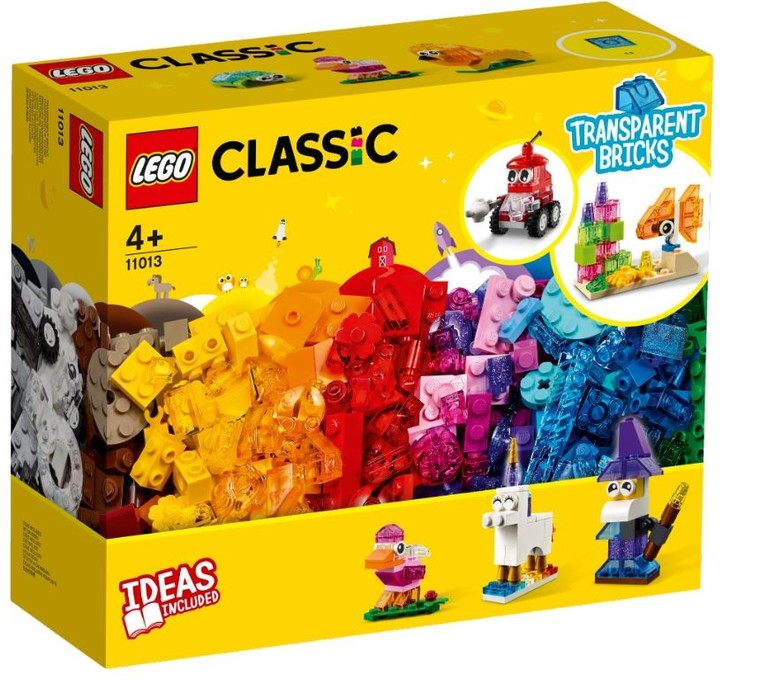 LEGO CLASSIC - Kreatywne przezroczyste klocki 11013 (1)