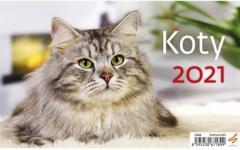 Kalendarz 2021 biurkowy Koty HELMA (1)