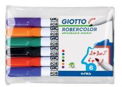 Marker suchościeralny 6 kolorów GIOTTO (1)