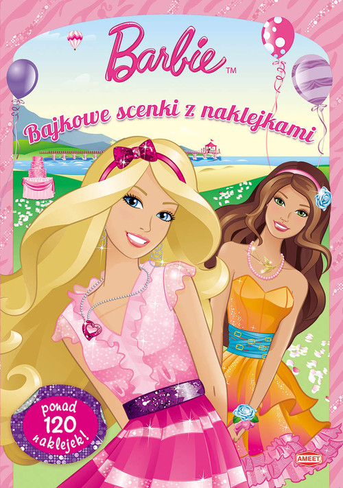 BAJKOWE SCENKI Z NAKLEJKAMI - Barbie AMEET (1)